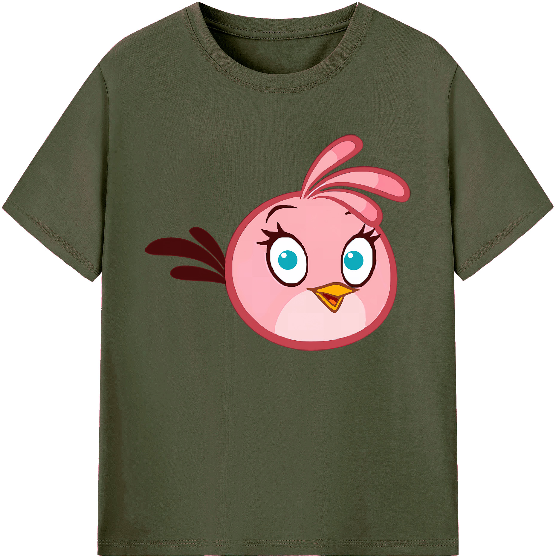 （画像用） Angry Birds アングリーバード 綿100％ メンズ半袖Tシャツ｜肌触りやわらか＆通気性